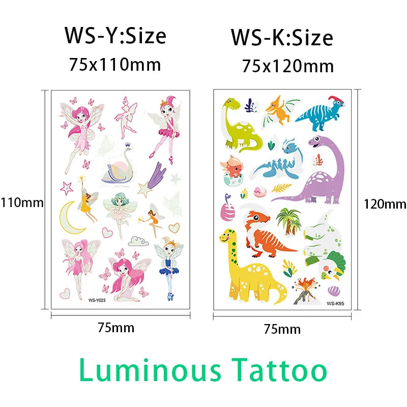 Luminous Tattoo Sticker